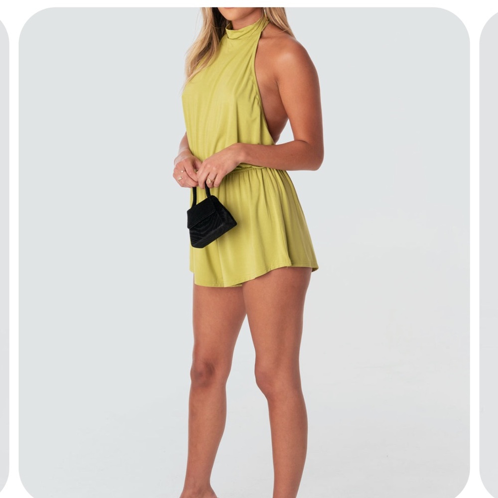 Editked green backless jumpsuit | Size M | New with tags